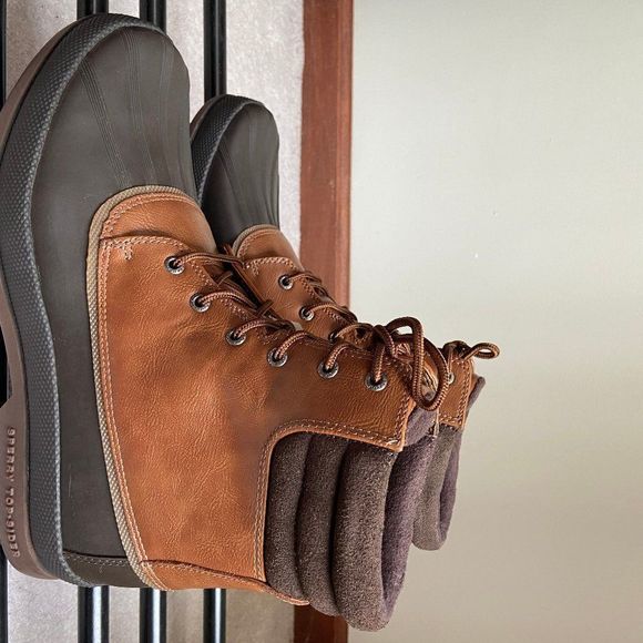 SPERRY Men Cold Bay Leather Duck Boots - NEW NWB - Picture 3 of 8